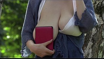 big tits exposed in public